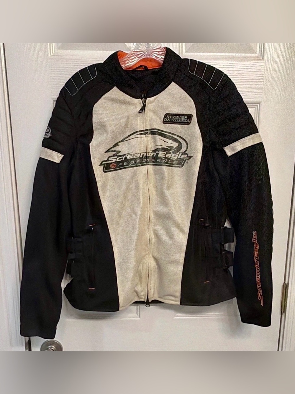 Women’s screaming Eagle Harley Davidson Mesh Riding Jacket L Large 98166-18VW